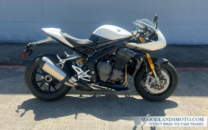 2024 Triumph Speed Triple 1200 RR Crystal White Storm Grey