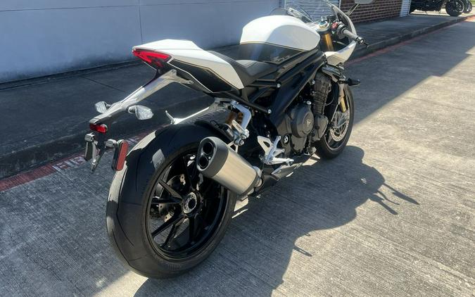 2024 Triumph Speed Triple 1200 RR Crystal White Storm Grey