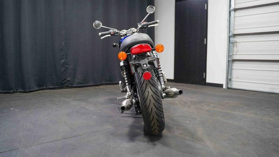 2024 Triumph Bonneville T100 Meriden Blue/Tangerine