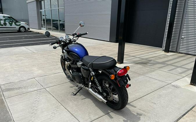 2024 Triumph Bonneville T100 Meriden Blue/Tangerine