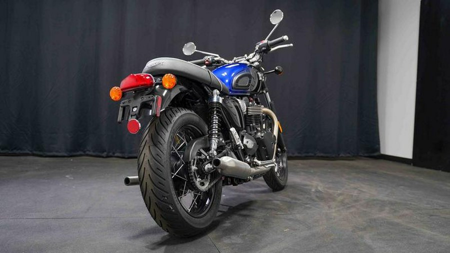 2024 Triumph Bonneville T100 Meriden Blue/Tangerine