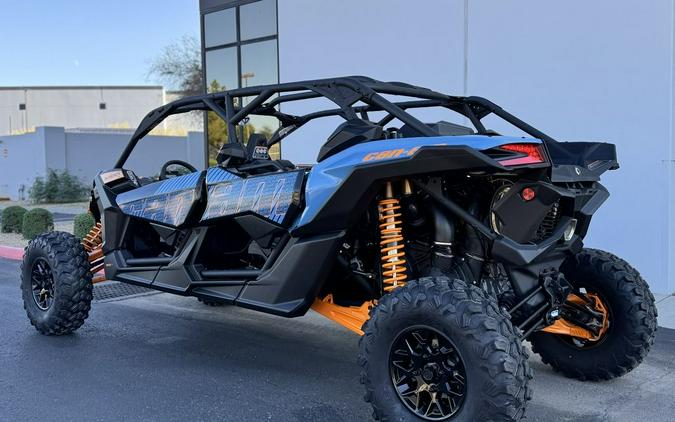 2026 Can-Am® Maverick X3 MAX RS Turbo Scandi Blue & Orange Crush