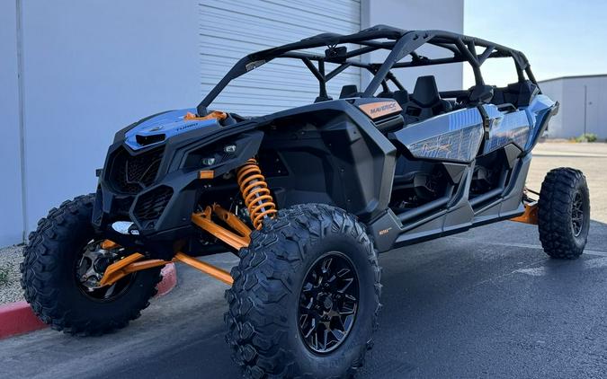 2026 Can-Am® Maverick X3 MAX RS Turbo Scandi Blue & Orange Crush