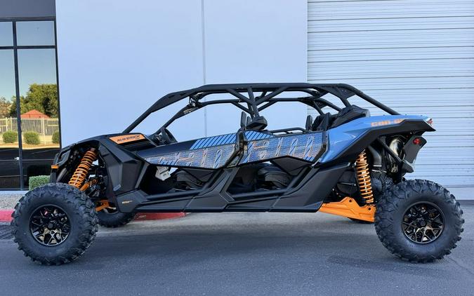 2026 Can-Am® Maverick X3 MAX RS Turbo Scandi Blue & Orange Crush