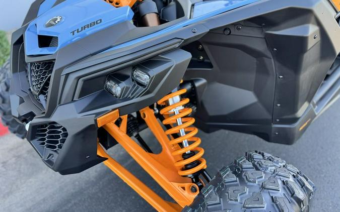 2026 Can-Am® Maverick X3 MAX RS Turbo Scandi Blue & Orange Crush