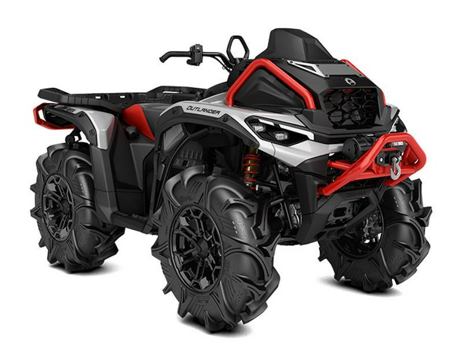 2025 Can-Am® Outlander X mr 1000R Hyper Silver & Legion Red