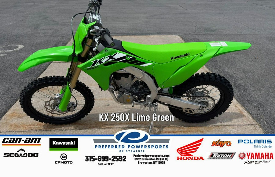 2026 KX 250X Lime Green - Kawasaki