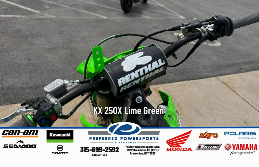 2026 KX 250X Lime Green - Kawasaki