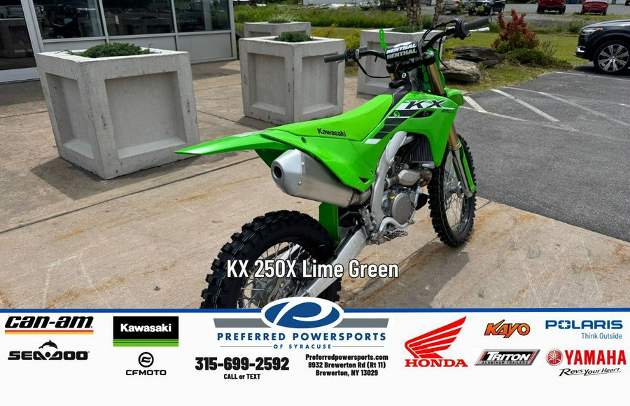 2026 KX 250X Lime Green - Kawasaki