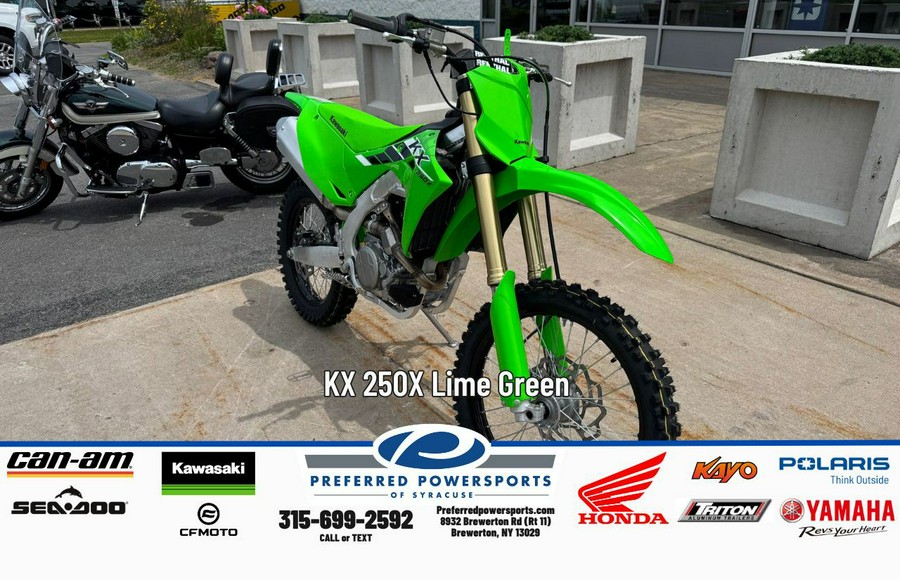2026 KX 250X Lime Green - Kawasaki
