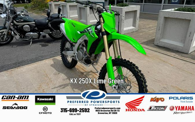 2026 KX 250X Lime Green - Kawasaki