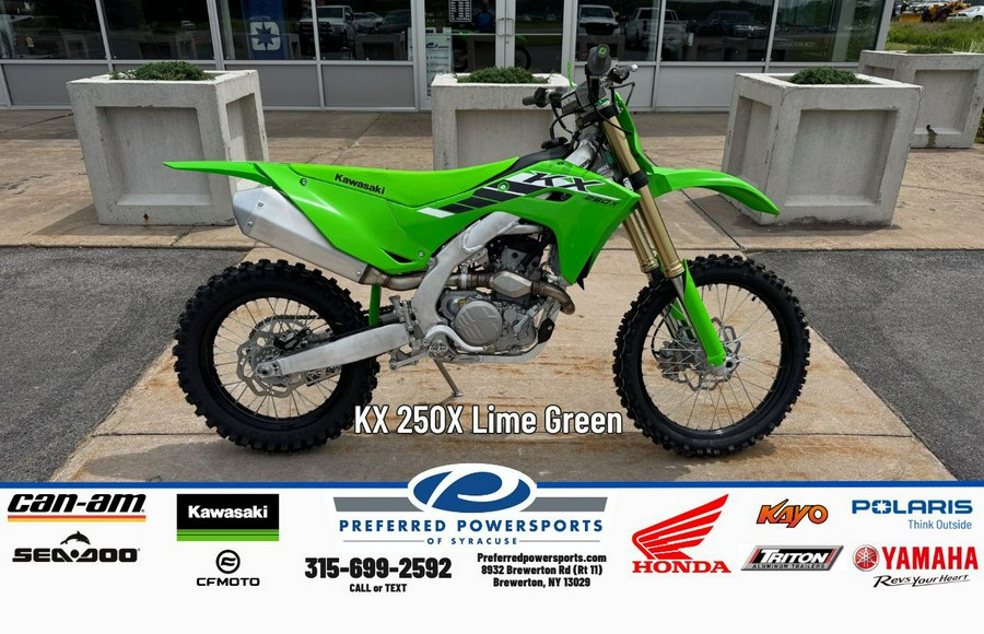 2026 KX 250X Lime Green - Kawasaki