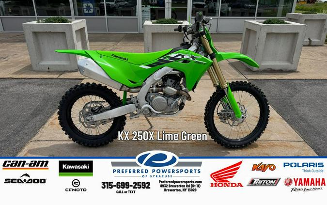 2026 KX 250X Lime Green - Kawasaki