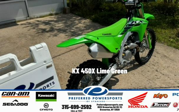 2026 KX 450X Lime Green - Kawasaki