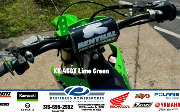 2026 KX 450X Lime Green - Kawasaki