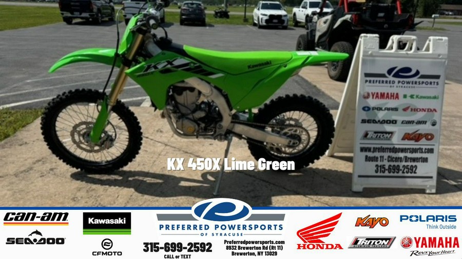 2026 KX 450X Lime Green - Kawasaki