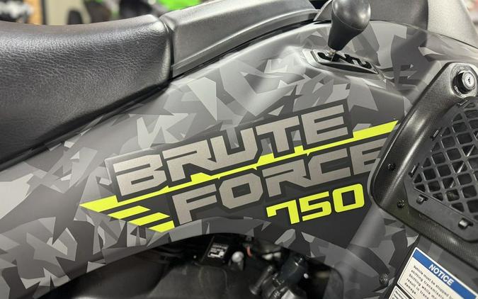 2023 Kawasaki Brute Force® 750 4x4i EPS Fragment Camo Gray