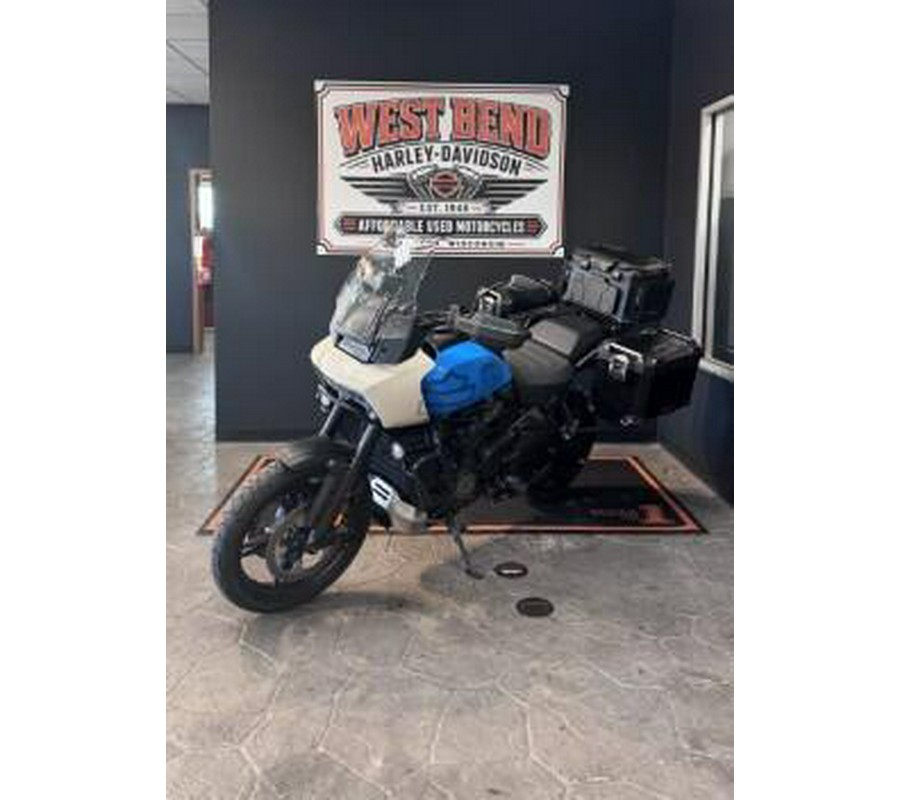 2022 Harley Davidson Pan America Special Fastback Blue/White Sand Pearl