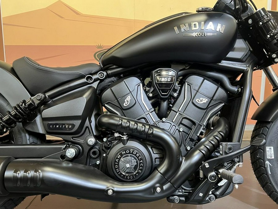 2026 Indian Scout Bobber Limited +Tech Black Smoke