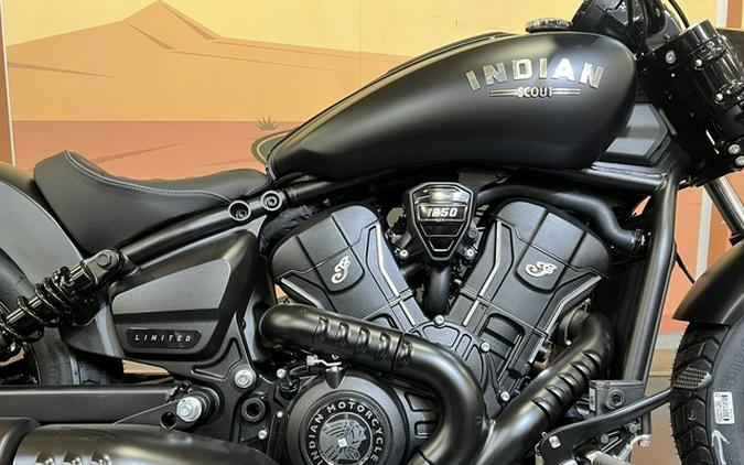 2026 Indian Scout Bobber Limited +Tech Black Smoke