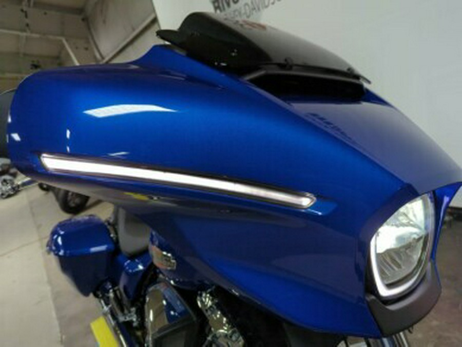 2024 Harley-Davidson® Street Glide® Blue Burst Chrome Trim