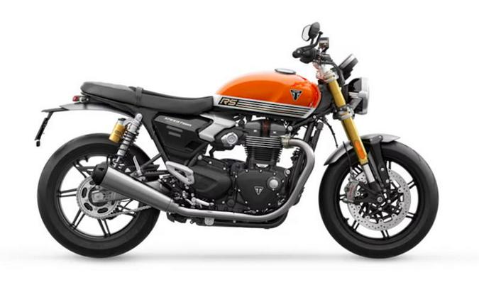 2025 Triumph Speed Twin 1200 RS Baja Orange/Sapphire Black