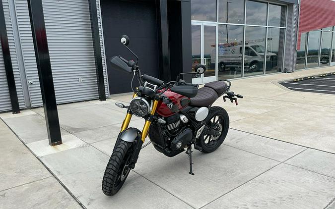 2024 Triumph Scrambler 400 X Carnival Red / Phantom Black