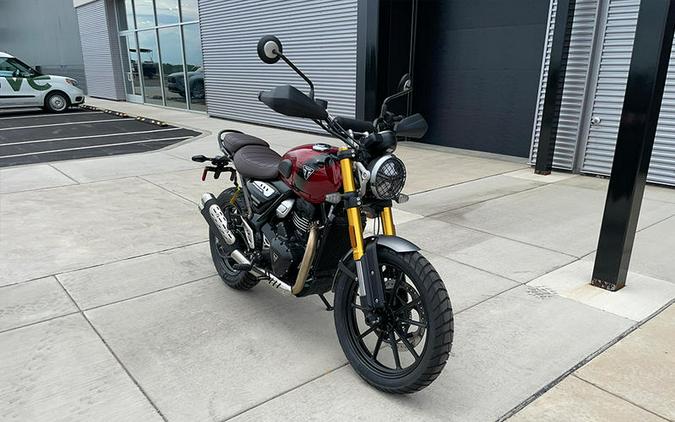 2024 Triumph Scrambler 400 X Carnival Red / Phantom Black