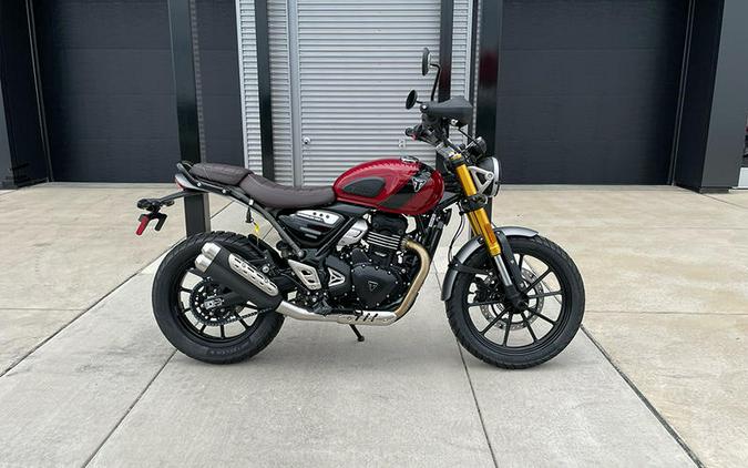 2024 Triumph Scrambler 400 X Carnival Red / Phantom Black