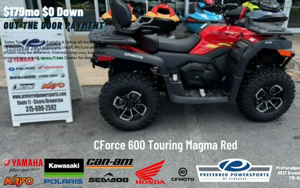 2024 CFMOTO CForce 600 EPS Touring Magma Red