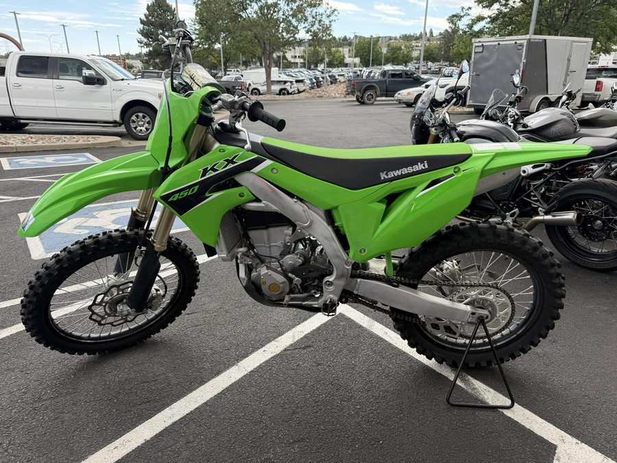 2023 Kawasaki KX450 Lime Green