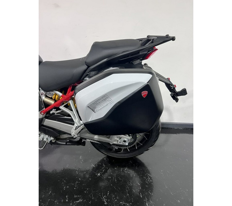 2023 Ducati Multistrada V4S Iceberg White - Spoked Wheels