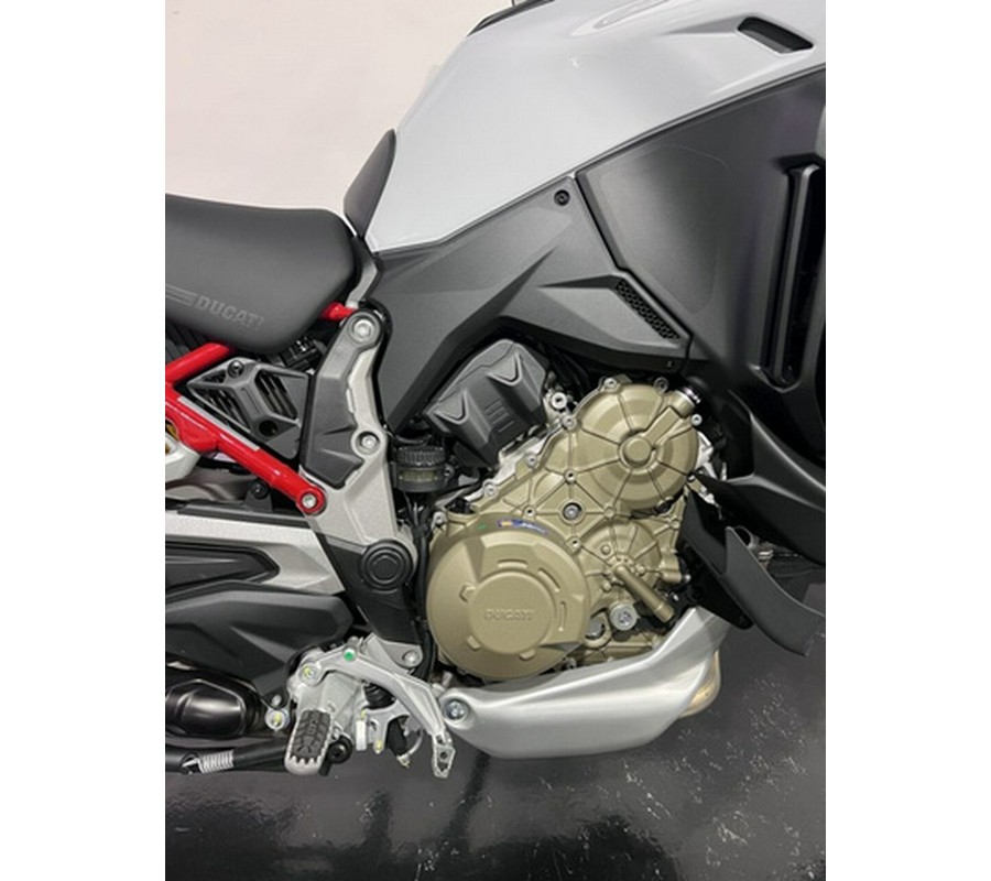 2023 Ducati Multistrada V4S Iceberg White - Spoked Wheels