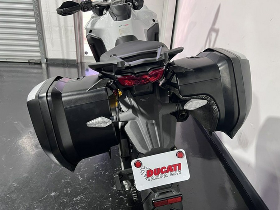 2023 Ducati Multistrada V4S Iceberg White - Spoked Wheels