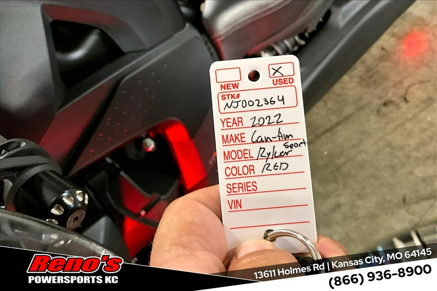 2022 Can-Am RD RYKER SPORT 900 22