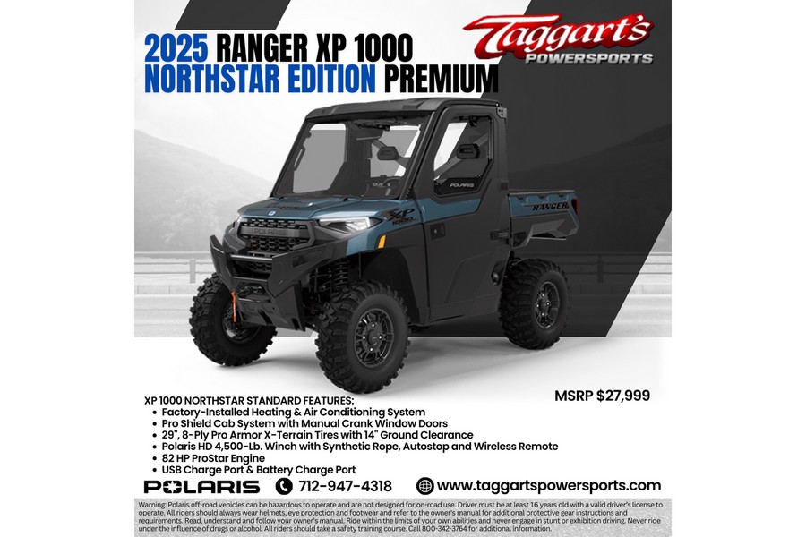 2025 Polaris Industries Ranger XP® 1000 NorthStar Edition Premium