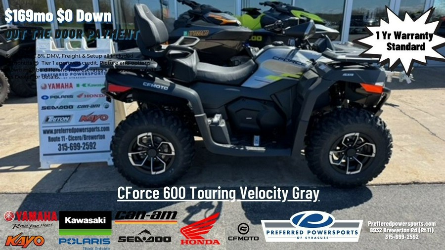 2024 CFMOTO CForce 600 EPS Velocity Gray