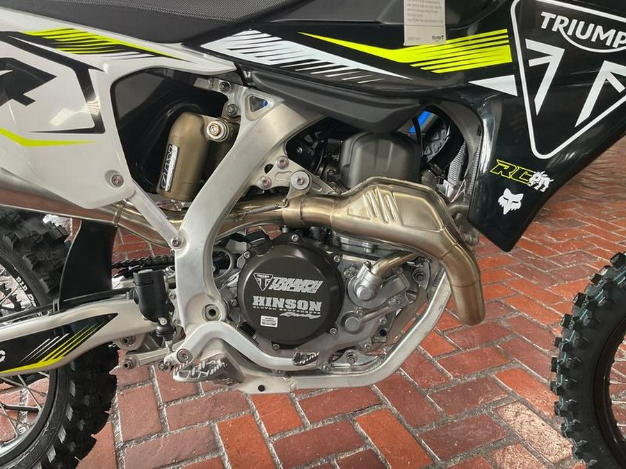 2025 Triumph TF 450-RC Edition Jet Black/Pure White