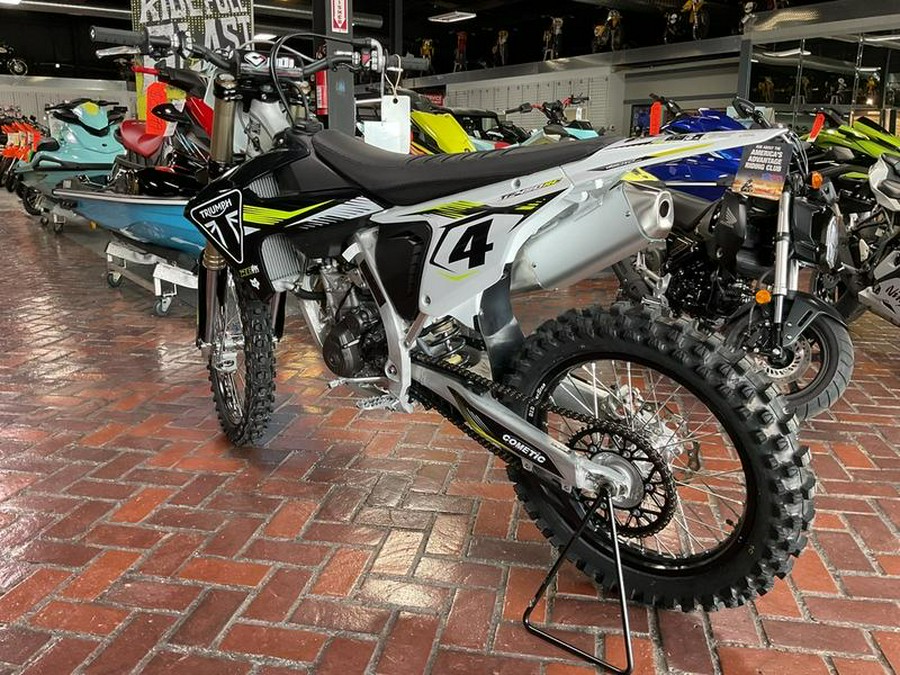 2025 Triumph TF 450-RC Edition Jet Black/Pure White