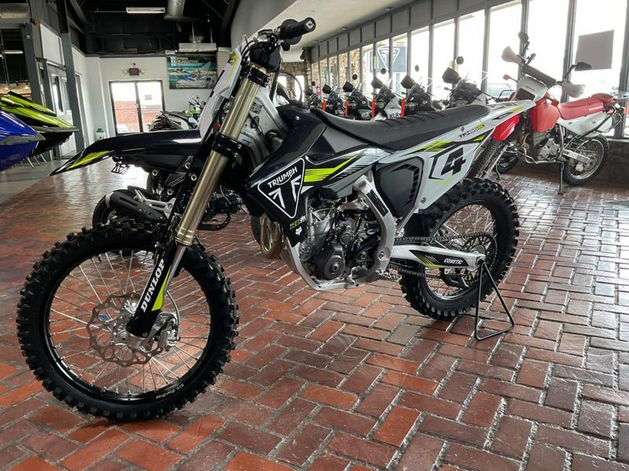 2025 Triumph TF 450-RC Edition Jet Black/Pure White