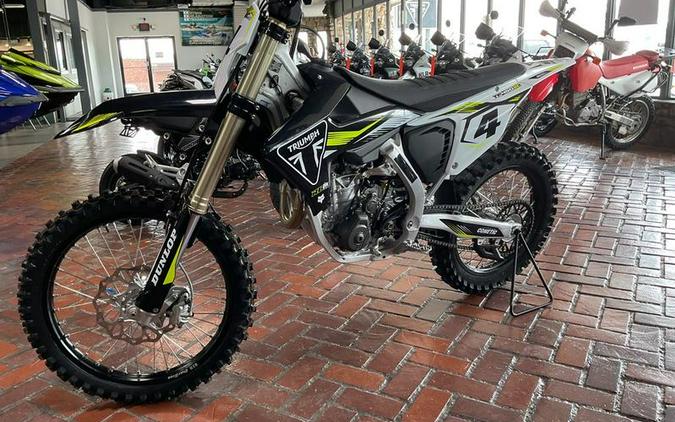 2025 Triumph TF 450-RC Edition Jet Black/Pure White