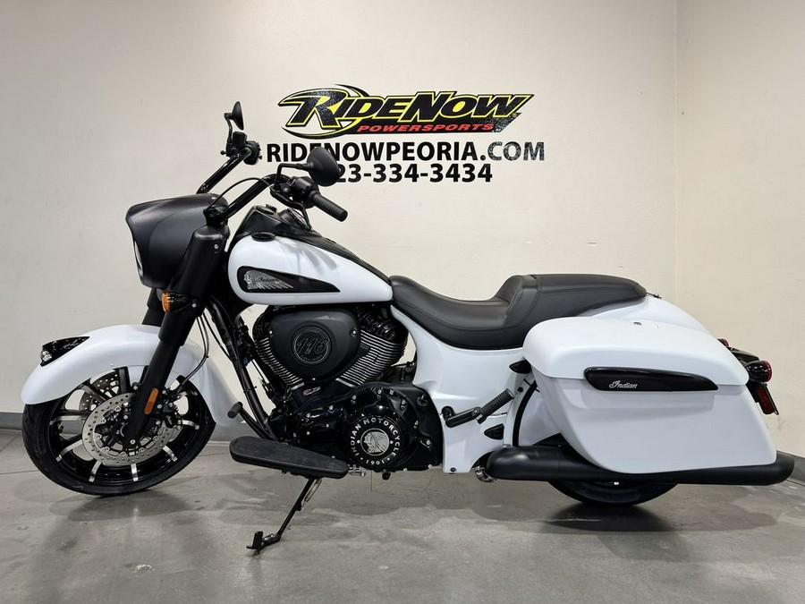 2026 Indian Motorcycle® Springfield ® Dark Horse® Ghost White Metallic Smoke