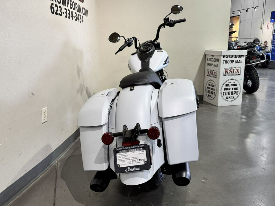 2026 Indian Motorcycle® Springfield ® Dark Horse® Ghost White Metallic Smoke