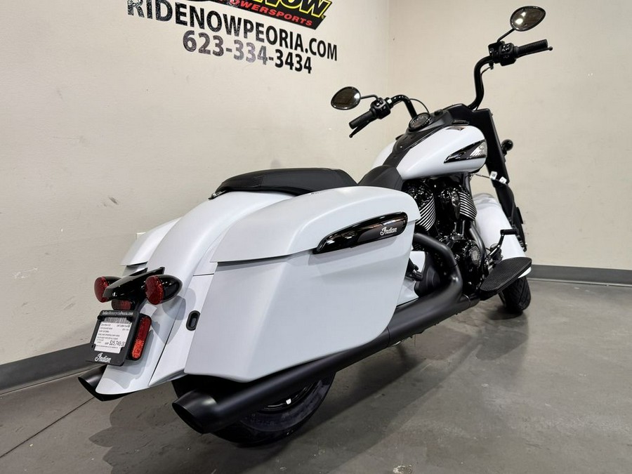 2026 Indian Motorcycle® Springfield ® Dark Horse® Ghost White Metallic Smoke