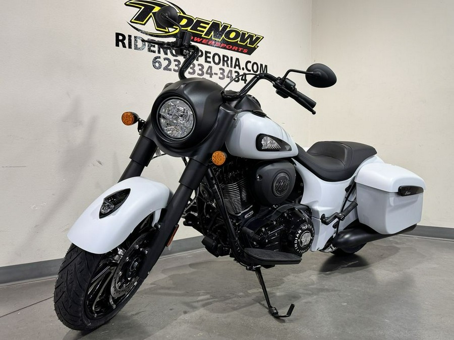 2026 Indian Motorcycle® Springfield ® Dark Horse® Ghost White Metallic Smoke