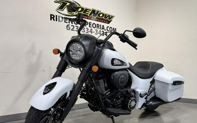 2026 Indian Motorcycle® Springfield ® Dark Horse® Ghost White Metallic Smoke