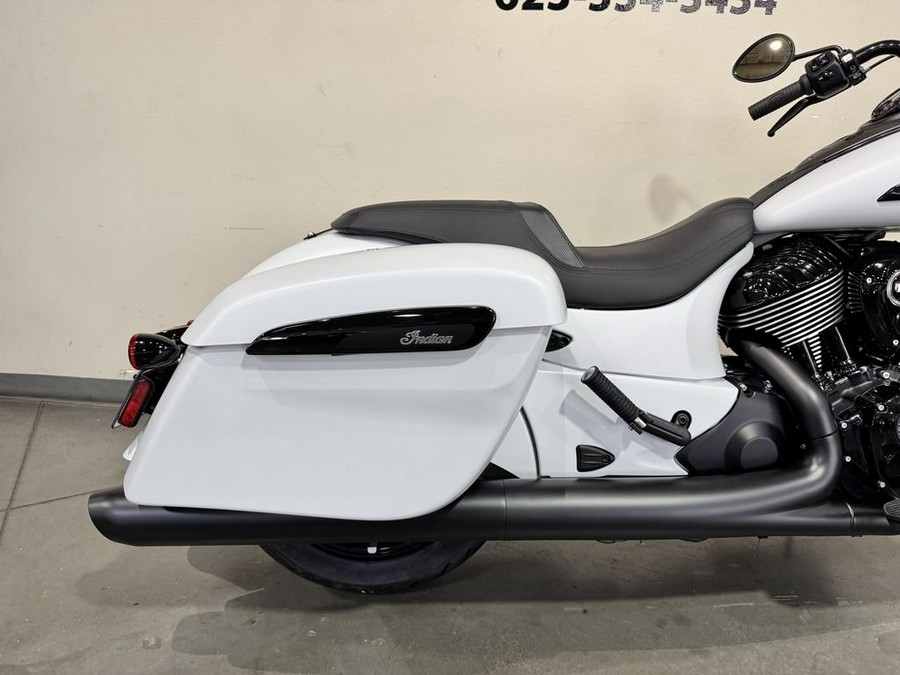 2026 Indian Motorcycle® Springfield ® Dark Horse® Ghost White Metallic Smoke