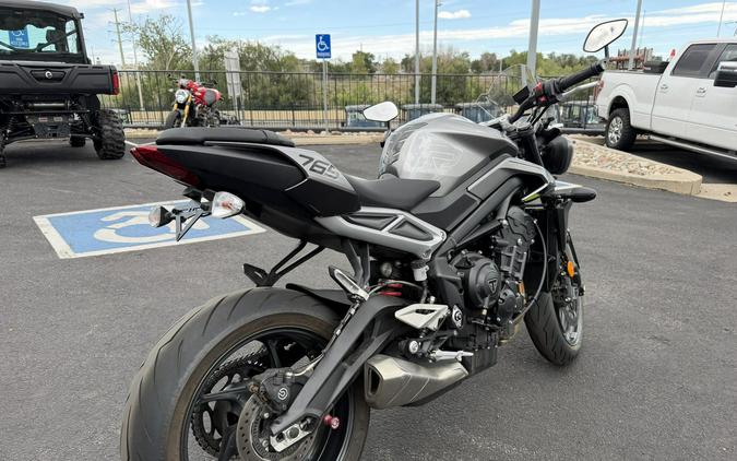 2024 Triumph Street Triple 765 R Silver Ice