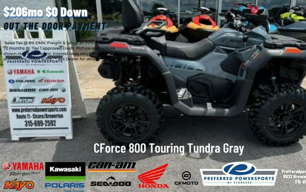 2024 CFMOTO CForce 800 EPS Touring Tundra Gray