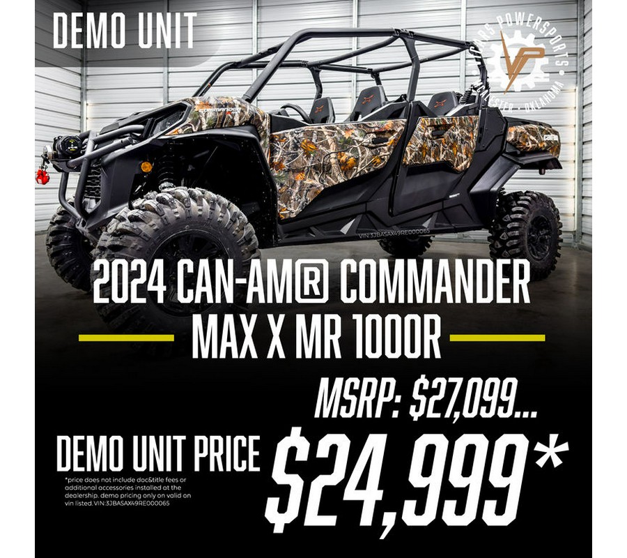 2024 Can-Am® Commander MAX X mr 1000R Wildland Camo